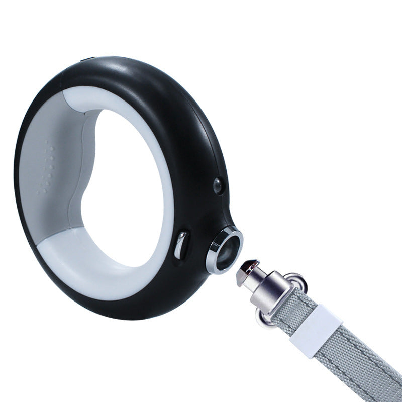 Hands-Free Retractable Dog Leash with 360° Tangle-Free Swivel – Wrist-Wearable, Heavy-Duty & Built-In Poop Bag Holder