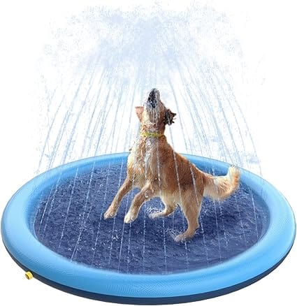 VISTOP Splash Pad for Kids & Dogs – Eco-Friendly, Anti-Slip Outdoor Water Play Mat