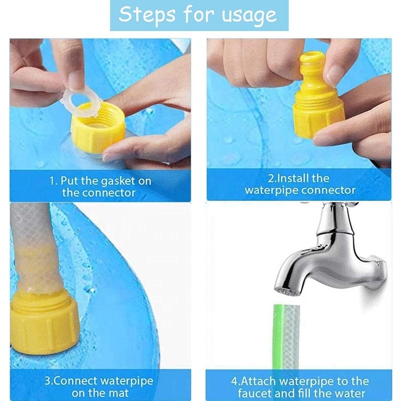 VISTOP Splash Pad for Kids & Dogs – Eco-Friendly, Anti-Slip Outdoor Water Play Mat