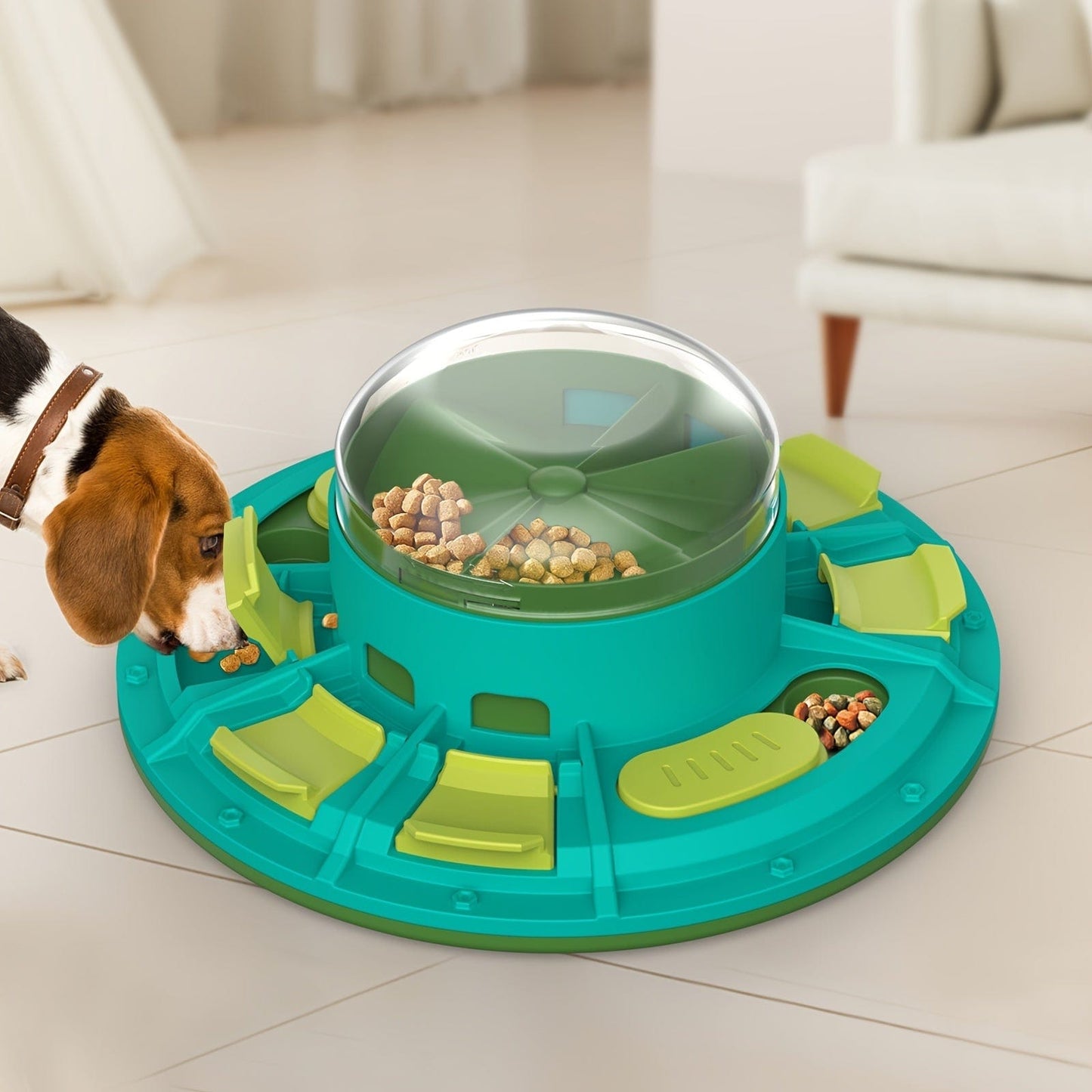 2-Level Interactive Puzzle Feeder for Dogs – Slow Feeder & Mental Stimulation Toy