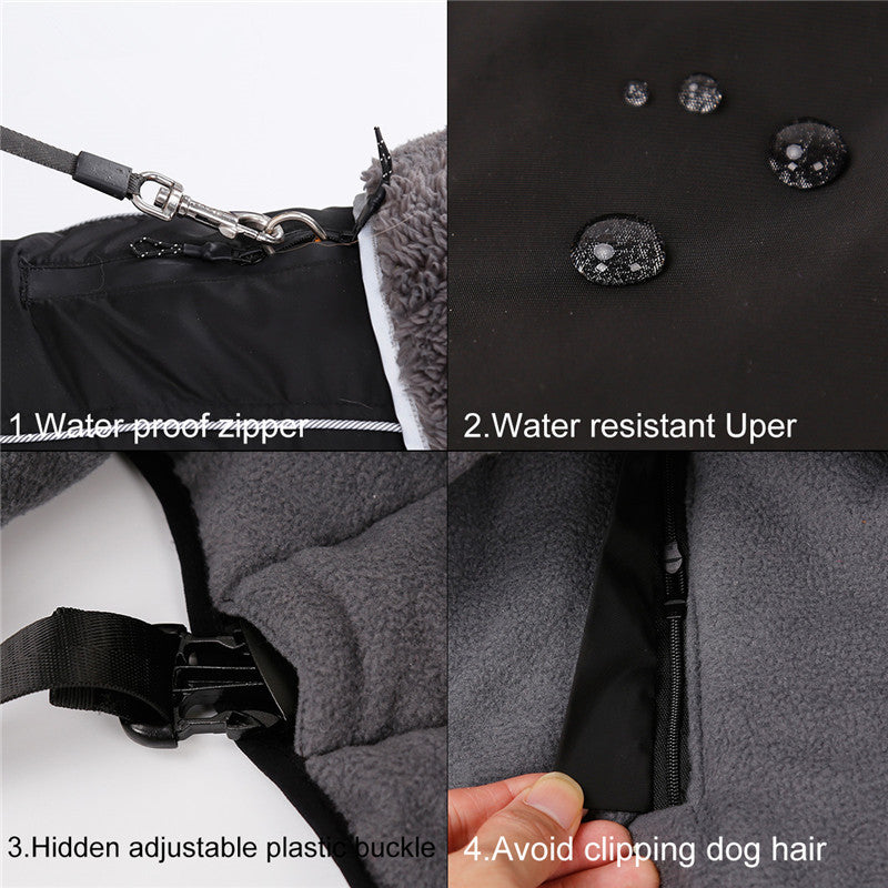 Premium Thick Warm Dog Vest - Winter Protection Jacket for Dogs
