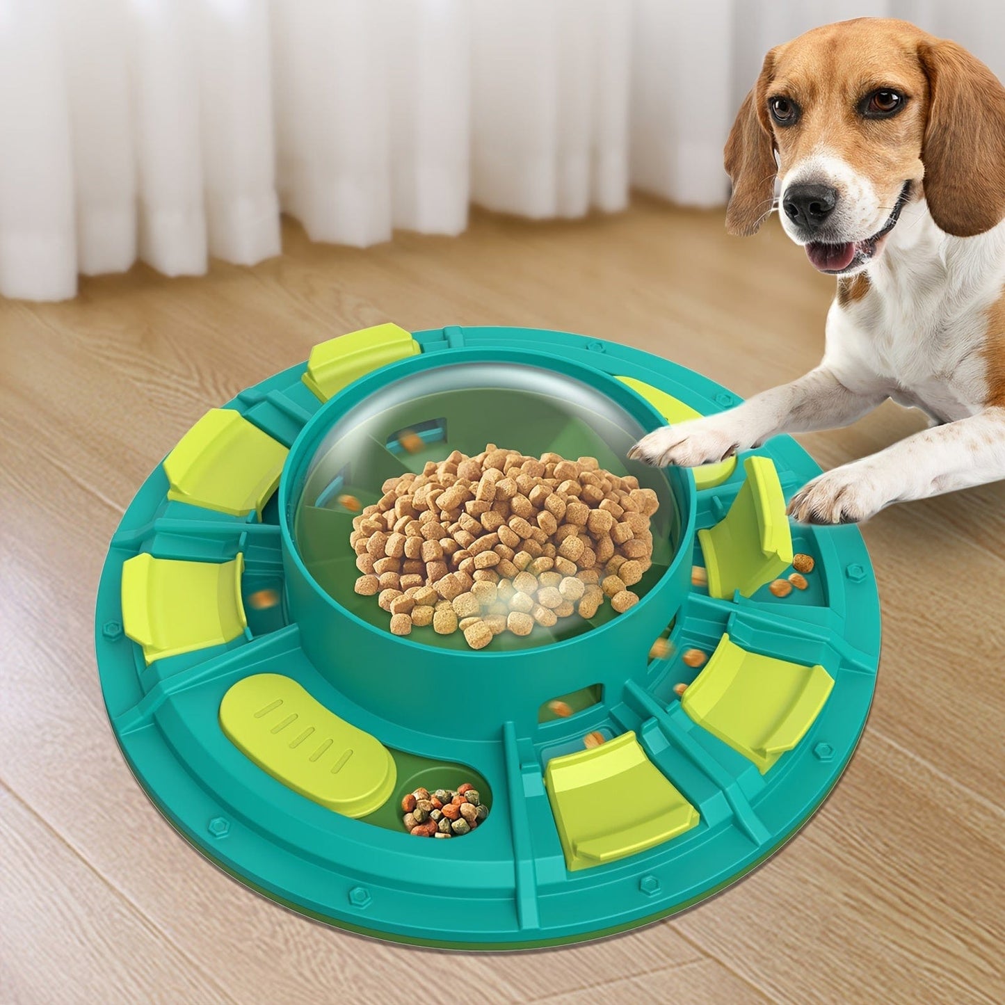 2-Level Interactive Puzzle Feeder for Dogs – Slow Feeder & Mental Stimulation Toy