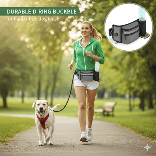 Ultimate Hands-Free Dog Training & Walking Fanny Pack – Multifunctional Pet Treat & Gear Bag