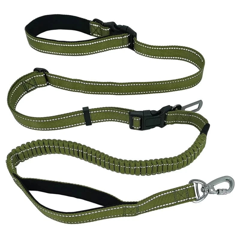 Hands-Free Dog Leash – Adjustable, Shock Absorbing & Reflective for Running & Walking