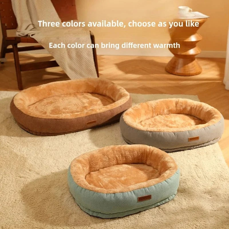 Kimpets™ Ultra Plush Anti-Slip Dog Bed – Cozy, Washable & Perfect for Deep Sleep
