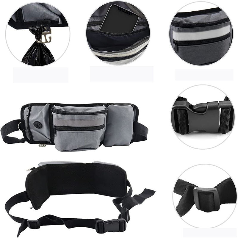 Ultimate Hands-Free Dog Training & Walking Fanny Pack – Multifunctional Pet Treat & Gear Bag