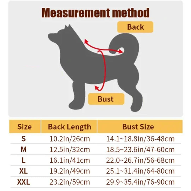 Christmas Pet Apparel - Santa Claus Ski Outfit, Warm and Frost-Proof Christmas Clothing for Pets