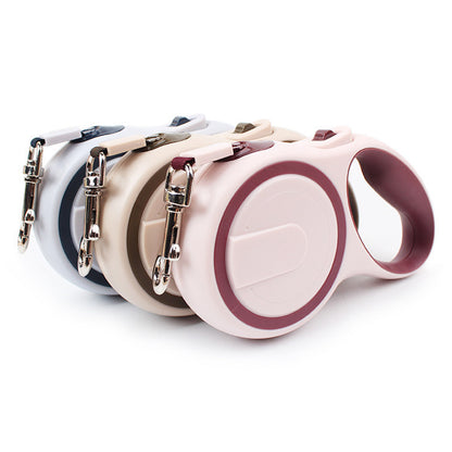 Reflective Retractable Dog Leash – Tangle-Free with One-Hand Lock for Small and Big pets
