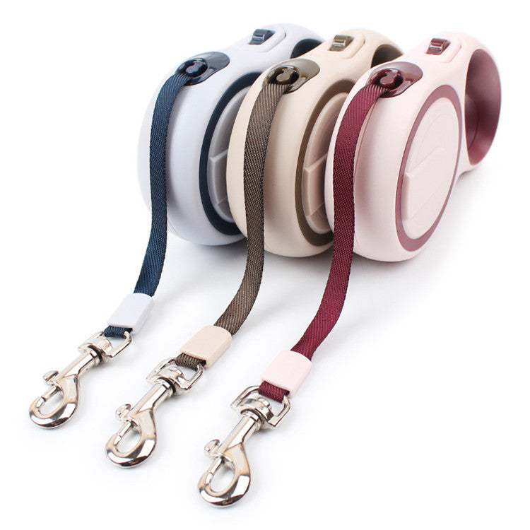 Reflective Retractable Dog Leash – Tangle-Free with One-Hand Lock for Small and Big pets