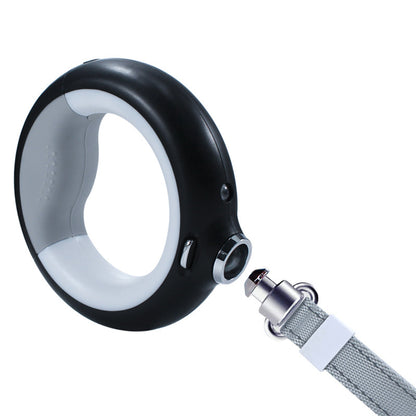 Hands-Free Retractable Dog Leash with 360° Tangle-Free Swivel – Wrist-Wearable, Heavy-Duty & Built-In Poop Bag Holder