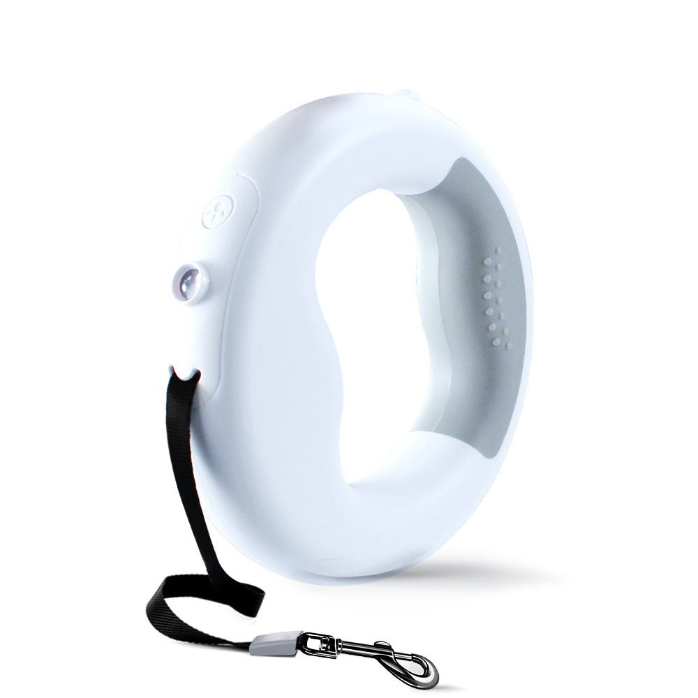 Hands-Free Retractable Dog Leash with 360° Tangle-Free Swivel – Wrist-Wearable, Heavy-Duty & Built-In Poop Bag Holder