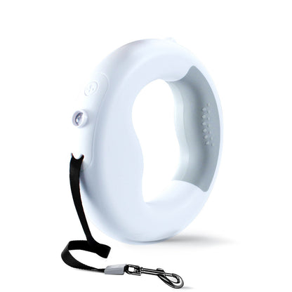 Hands-Free Retractable Dog Leash with 360° Tangle-Free Swivel – Wrist-Wearable, Heavy-Duty & Built-In Poop Bag Holder