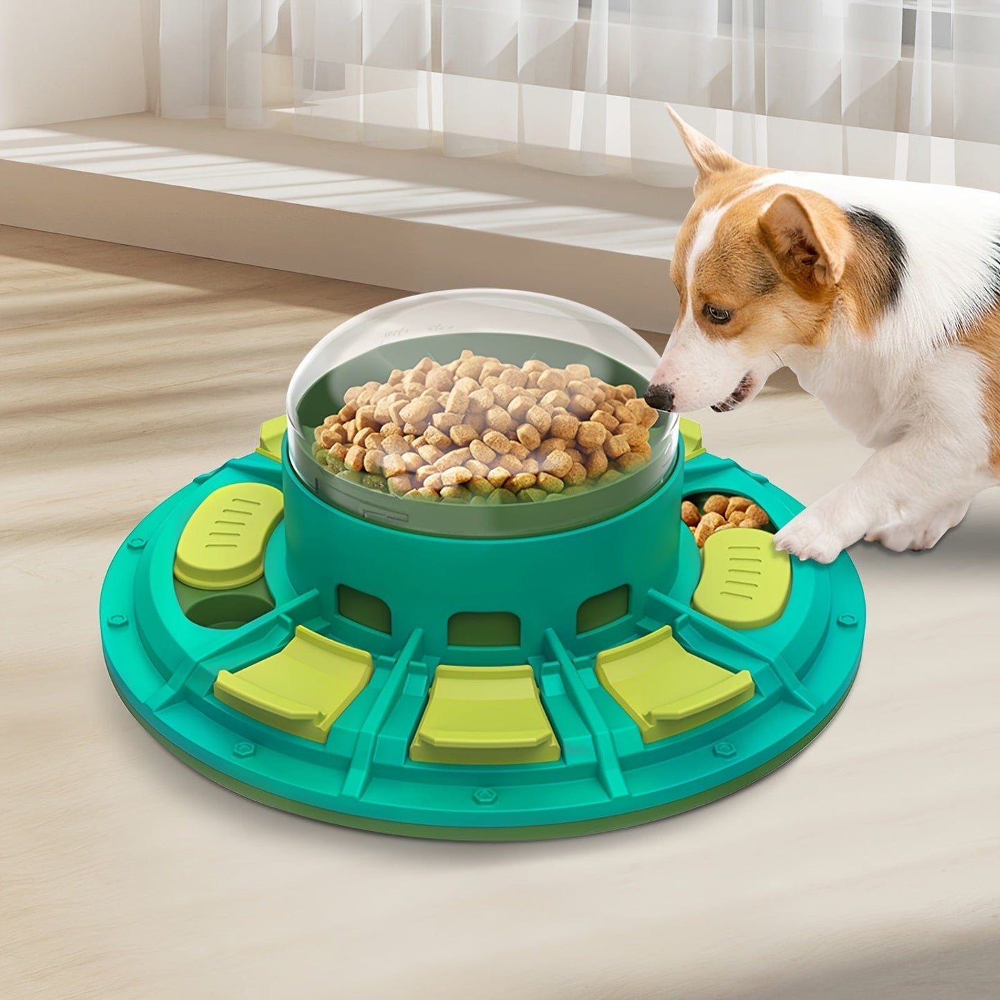 2-Level Interactive Puzzle Feeder for Dogs – Slow Feeder & Mental Stimulation Toy