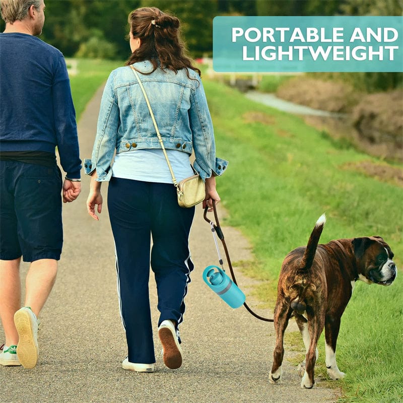 Portable Dog Poop Scooper with Built-In Bag Dispenser – Hands-Free Waste Pick-Up for All Surfaces & Dog Sizes