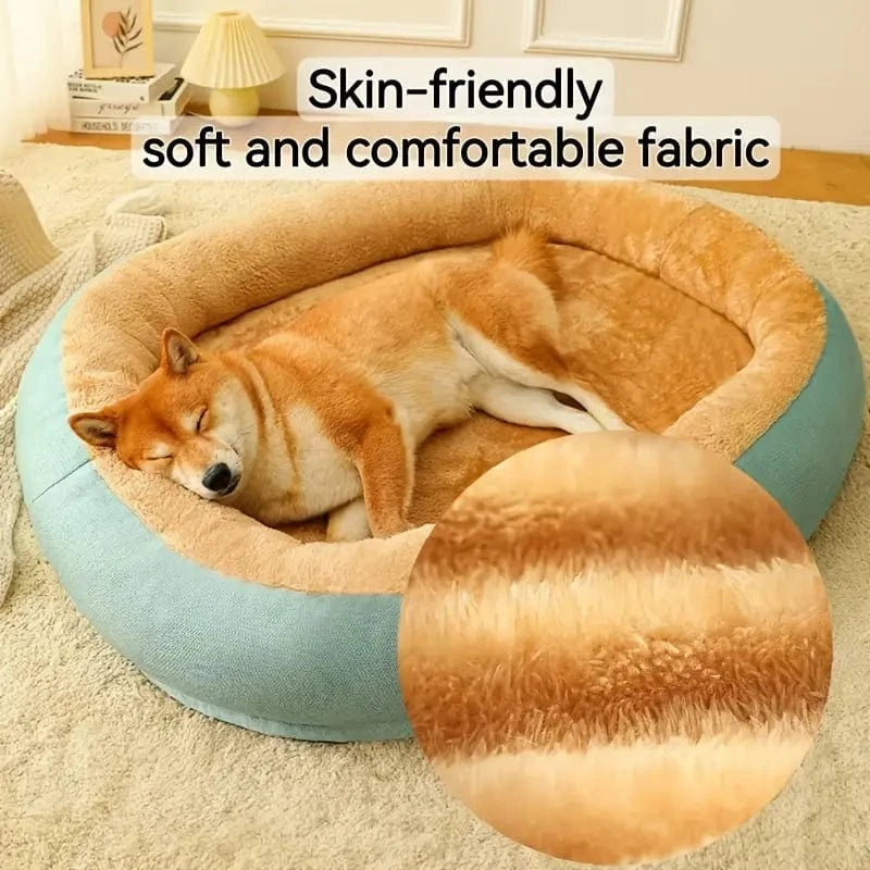 Kimpets™ Ultra Plush Anti-Slip Dog Bed – Cozy, Washable & Perfect for Deep Sleep
