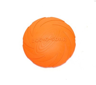 Smart Treat-Dispensing Rubber Flying Disc – Durable, Interactive Dog Training Toy