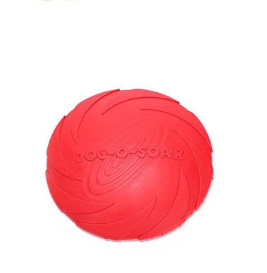 Smart Treat-Dispensing Rubber Flying Disc – Durable, Interactive Dog Training Toy