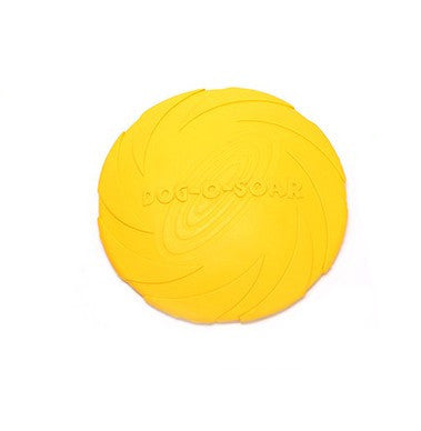 Smart Treat-Dispensing Rubber Flying Disc – Durable, Interactive Dog Training Toy
