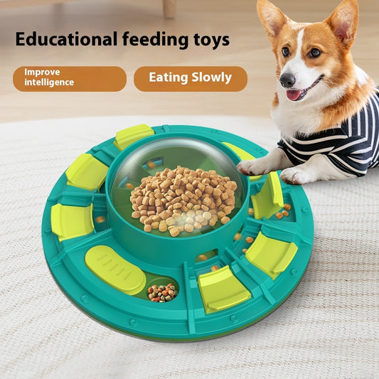2-Level Interactive Puzzle Feeder for Dogs – Slow Feeder & Mental Stimulation Toy