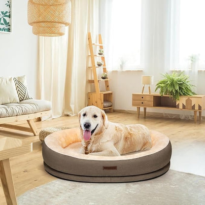 Kimpets™ Ultra Plush Anti-Slip Dog Bed – Cozy, Washable & Perfect for Deep Sleep