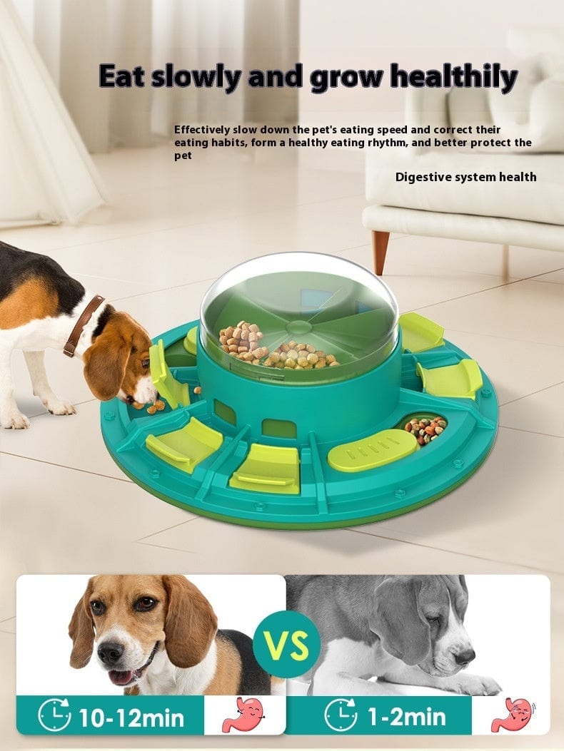 2-Level Interactive Puzzle Feeder for Dogs – Slow Feeder & Mental Stimulation Toy