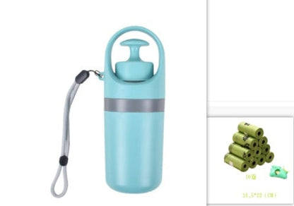 Portable Dog Poop Scooper with Built-In Bag Dispenser – Hands-Free Waste Pick-Up for All Surfaces & Dog Sizes
