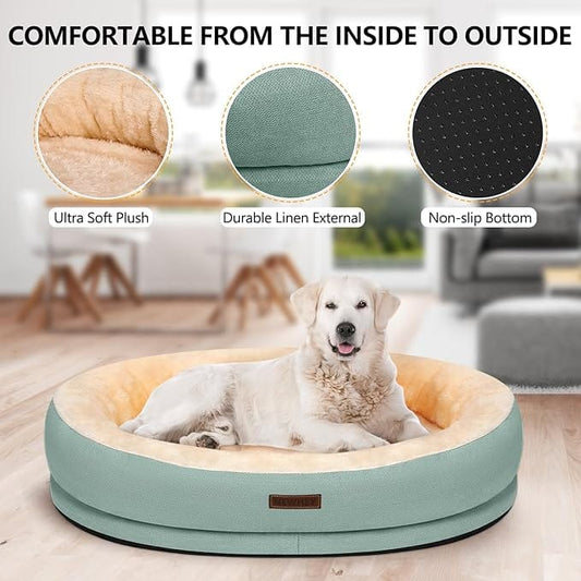 Kimpets™ Ultra Plush Anti-Slip Dog Bed – Cozy, Washable & Perfect for Deep Sleep