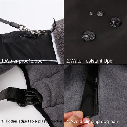Premium Thick Warm Dog Vest - Winter Protection Jacket for Dogs