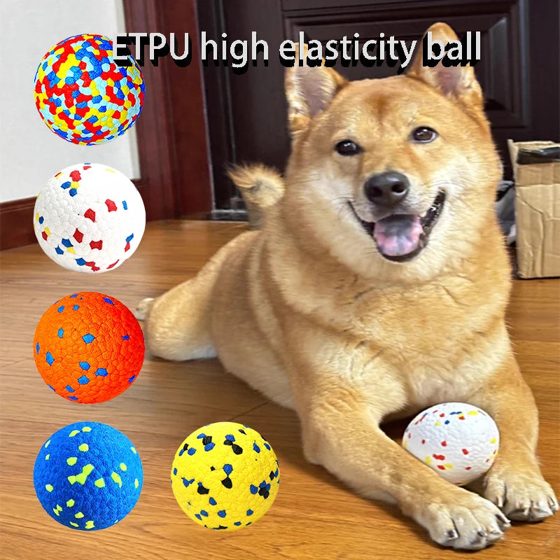 ETPU High Elasticity Dog Toy Ball – Lightweight, Bouncy & Bite-Resistant Ball for Dogs