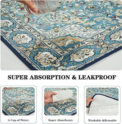 Reusable Washable Dog Pee Pads (2-Pack) - Super Absorbent, Leakproof & Non-Slip Puppy Training Pads for Floors, Crates & Furniture