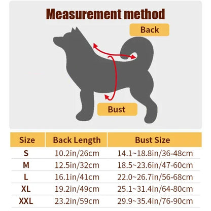 Christmas Pet Apparel - Santa Claus Ski Outfit, Warm and Frost-Proof Christmas Clothing for Pets